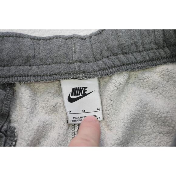 Nike Jogger Sweat Pants Tapered Cotton Blend Gray W/Pockets Mens Sz Medium - Picture 8 of 11